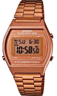 Braun Casio Ladies' Rose Tone Digital Watch.