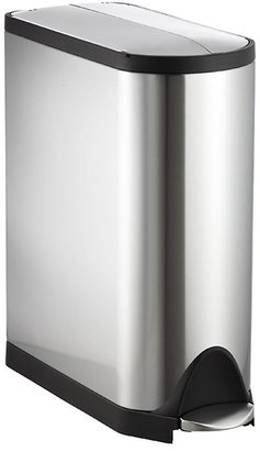 Container Store 11.8 gal. Butterfly Step Can Stainless