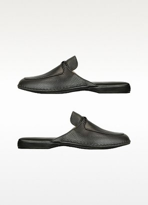 Moreschi Antonio - Black Nappa Leather Classic Slippers