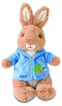 The World of Beatrix Potter Peter Rabbit Bean Bag Plush Toy, Beige