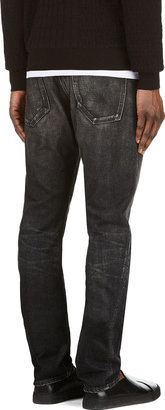 Balmain Black Faded Slim Jeans