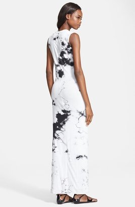 Enza Costa Layered Print Cotton Maxi Dress