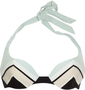Carine Gilson Halterneck molded underwired bikini top