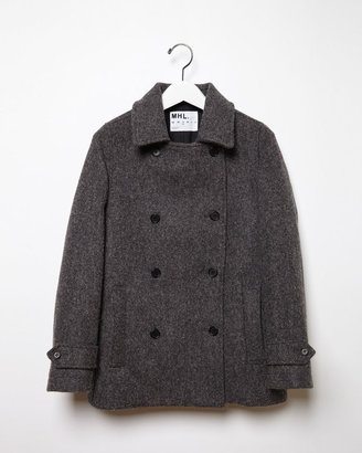 Mhl By Margaret Howell short double breasted coat