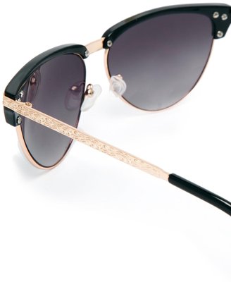Jeepers Peepers Exclusive to Asos Cateye Metal Sunglasses