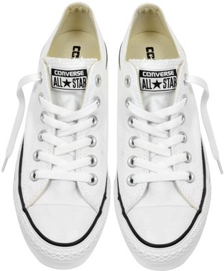 Converse Limited Edition  All Star Ox White Canvas Platform Sneaker