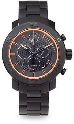 Movado Black IP Titanium Chronograph Watch