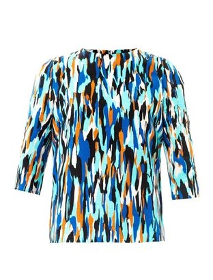 Jonathan Saunders Abbey Pollock-print blouse