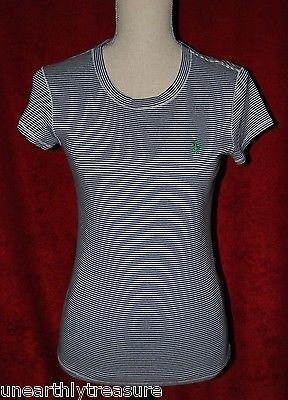Polo Ralph Lauren NWT SPORT Women's T-Shirt Top Stripe KNIT Tee Crew Neck Shirt