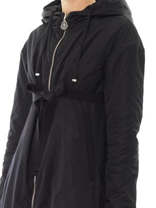 Moncler Ebene lightweight navy coat