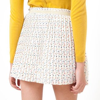 La Redoute COLOR BLOCK Multi-Coloured Star Print Pleated Skirt