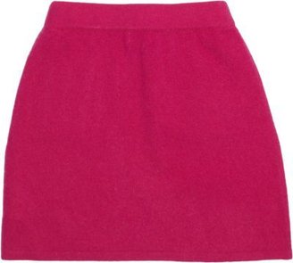Barneys New York Cashmere Patch Pocket Skirt-Pink