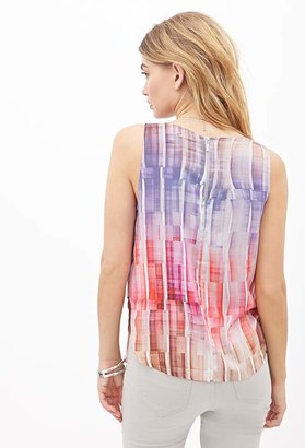 Forever 21 Contemporary Ombré Brushstroke Dolphin Top