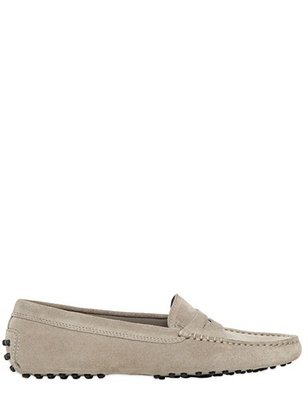 Tod's Gommino Suede Leather Loafers