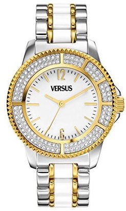 Versus By Versace Women's SH7090013 Tokyo Crystal Analog Display Japanese Quartz Silver Watch