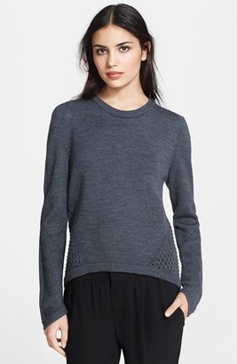 Milly Angled Mesh Sweater