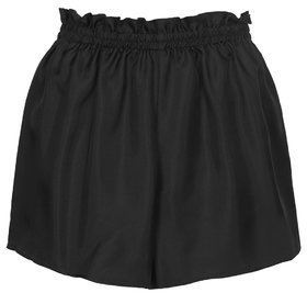 Topshop Womens Twill Pull On Shorts by Boutique - Black