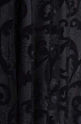 Isaac Mizrahi New York Lace Burnout Fit & Flare Dress (Petite)