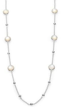 Ippolita Rock Candy Mother-of-Pearl & Sterling Silver Mini Lollipop Ball Station Necklace