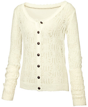 Fat Face Pointelle Cardigan