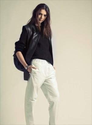 Young British Designers The Inga: Black Leather Sleeveless Jacket by HIDE