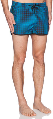 Marc by Marc Jacobs Printed Houndstooth Swim Shorts