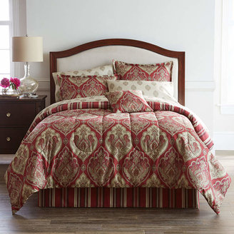 JCPenney Home ExpressionsTM Chandler Damask Complete Bedding Set with Sheets