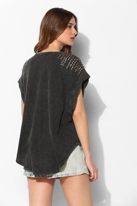 Urban Outfitters Ecote Miss Metal Henley Top
