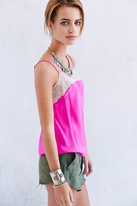 Urban Outfitters Pins And Needles Silk Mesh Cami