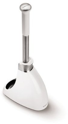 Simplehuman Magnetic Drip Free Toilet Brush - White