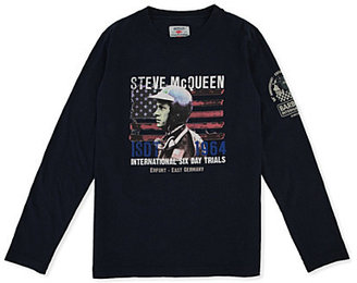 Barbour Steve McQueen print t-shirt