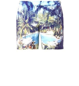 Orlebar Brown Bulldog Pine Coolada-print swim shorts
