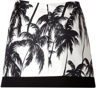 Fausto Puglisi Palm Tree Mini-Skirt