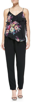 Twelfth St. By Cynthia Vincent Silk Relaxed Jogger Pants