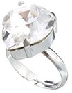 Swarovski Krystal Heart Ring - Clear
