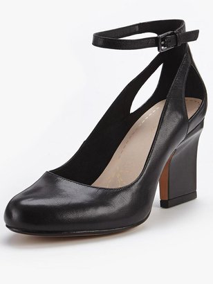 Clarks Dreaming Spell Ankle Strap Leather Court Shoes