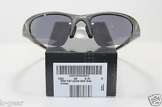 Oakley Half Jacket Sunglasses Dark Grey/Grey NEW MPH 42-381