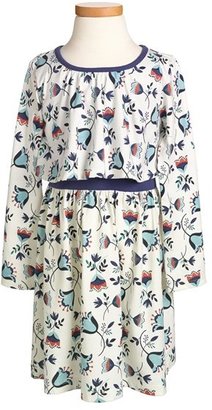Tea Collection 'V Gelchen' Floral Print Dress (Toddler Girls, Little Girls & Big Girls)