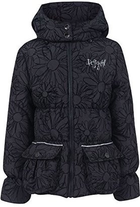 Desigual Big Girls' Patterned Puffy Coat with Hood