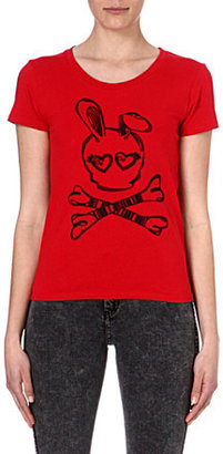 B+AB I.T cotton-blend bunny skull t-shirt