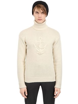 Façonnable Turtleneck Wool Blend Sweater
