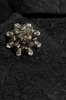 Dolce & Gabbana Embellished cotton and silk-blend floral-jacquard jacket