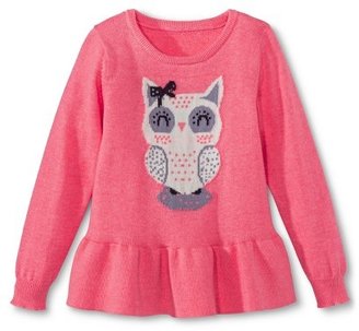Cherokee Infant Toddler Girls' Owl Pullover Sweater