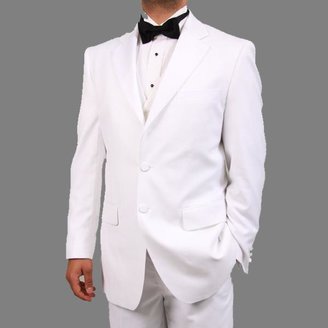 Ferrecci Men's White Three Piece Tuxedo