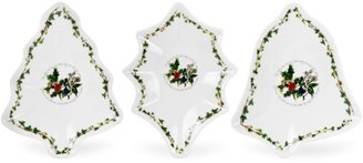 Portmeirion Holly and ivy Set of 3 dishes