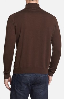 Thomas Dean Merino Wool Turtleneck Sweater