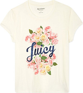 Juicy Couture Roses logo t-shirt 7-14 years