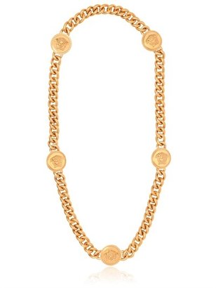 Versace Gold Plated Medusa Necklace