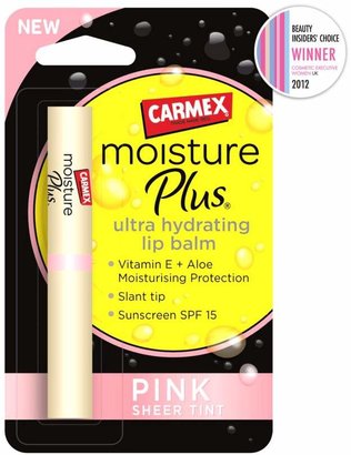 Carmex Moisture Plus Ultra Hydrating Lip Balm Pink Sheer Tint SPF15 2g