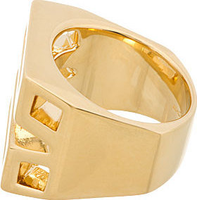 Chloé Gold Cut-Out Bianca Ring